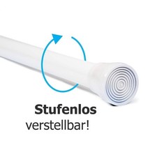 Ausziehbare Gardinenstange zum Klemmen Klemmstange Teleskopstange ohne BohrenDHL