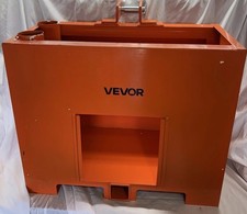 VEVOR Ballast Box 3 Point Category 1 Tractor Quick Tach Hitch 5ft  800lbs Orange