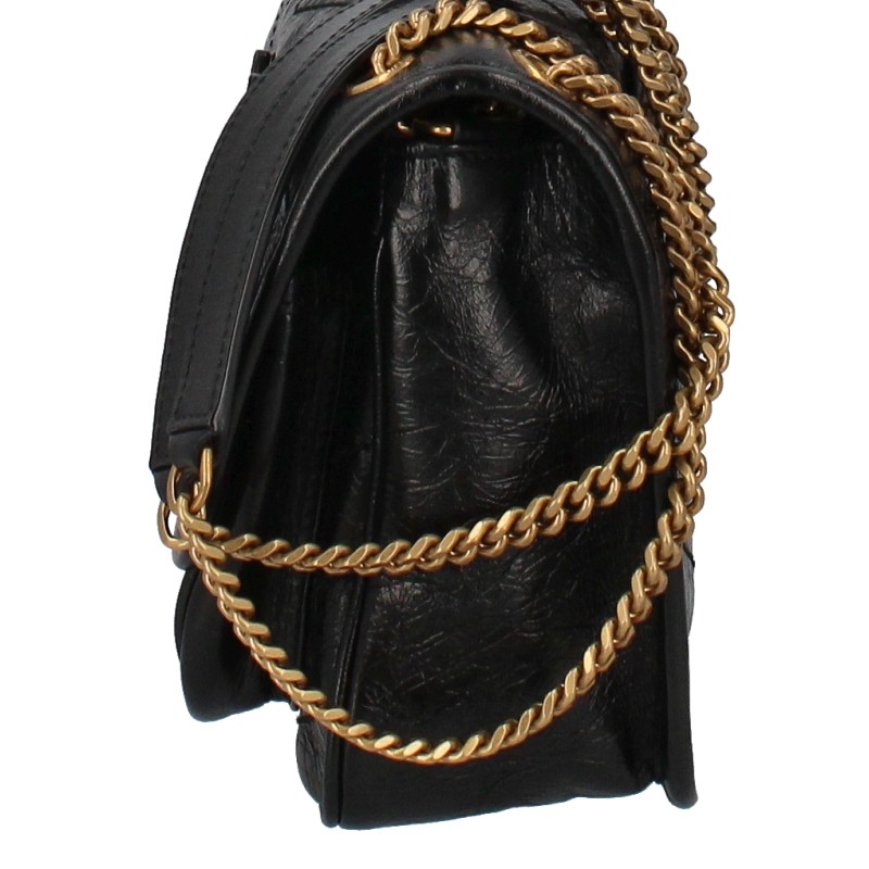 Borsa a tracolla YVES SAINT LAURENT Niki Baby Chain 633160 in pelle di vitell...