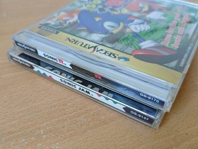 Sonic Jam & Sonic R 2Games set SS Sonic the Hedgehog SEGA SATURN Japan Tested