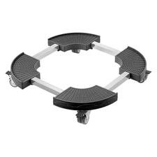 400lb Round Trash Can Dolly 15-22.8" Adjustable Heavy Duty Furniture Moving Base