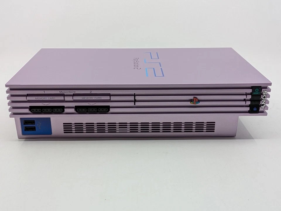 Sony PS2 Sakura Pink SCPH-50000SA NTSC-J Japan Limited Console Tested Controller - Image 3 of 4