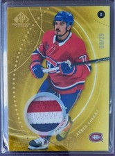 2025-26 SP Game Used Gold Premium Patch Arber Xhekaj /25 #17 Montreal Canadiens