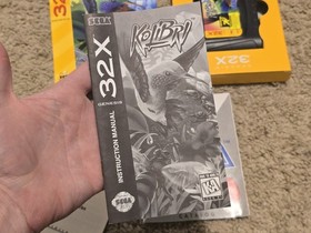 Kolibri Sega Genesis 32X CIB Authentic Excellent Condition Reg Card