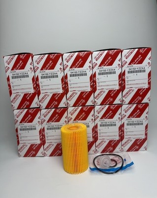 10 Pack Genuine Toyota Lexus Oil Filter 04152-YZZA4 OEM   Fast Delivery