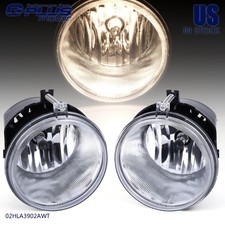 Fit For 2005-2010 Jeep Grand Cherokeecommander Fog Lights Wbulbs Clear Fit For 2005-2010 Jeep Grand Cherokeecommander Fog Lights Wbulbs Clear