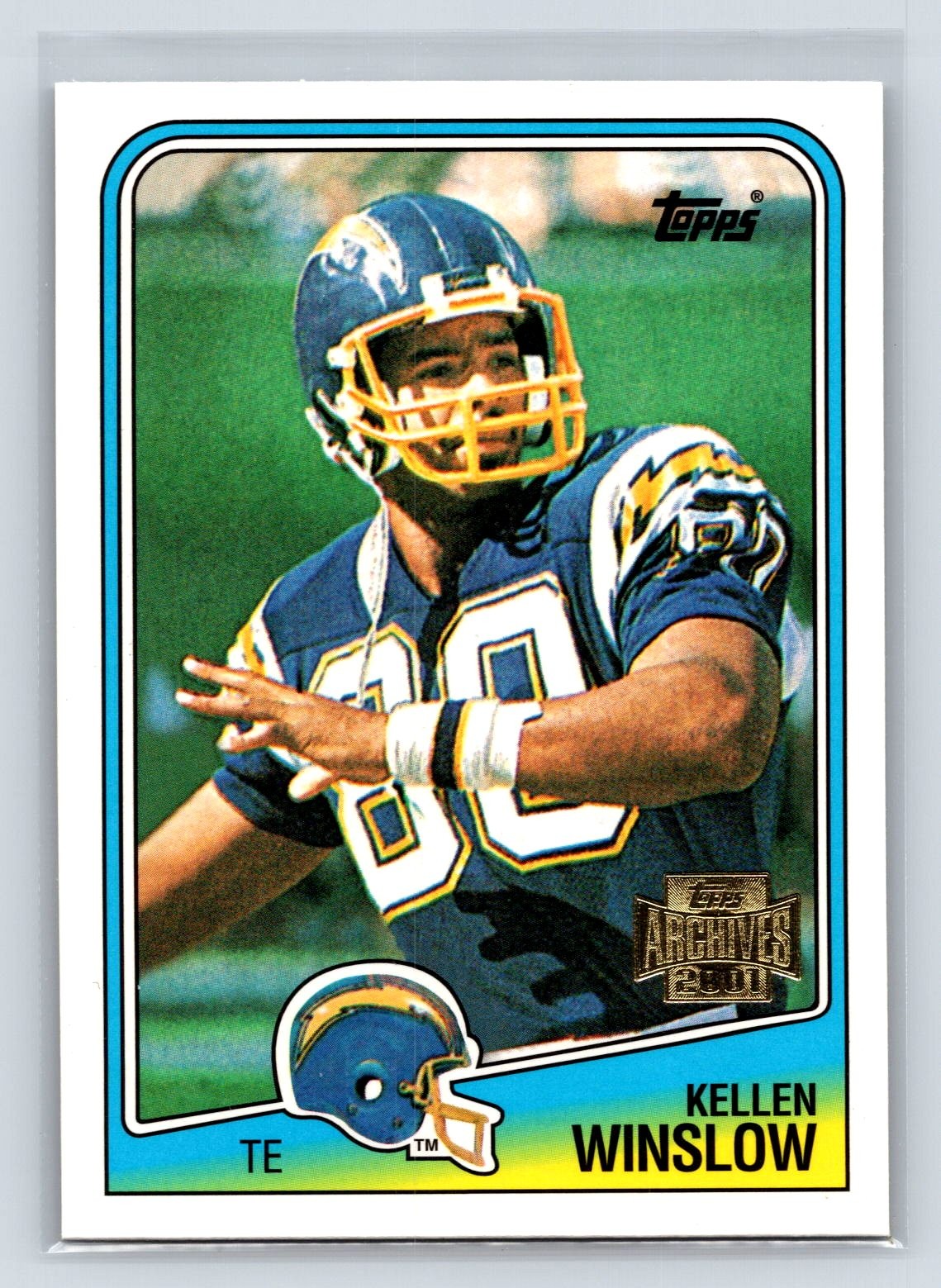 Kellen Winslow 2001 Topps Archives #139 San Diego Chargers 4-6