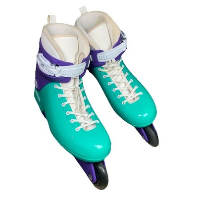 ROCES 1992 Inline Skates Teal / Purple Men's Size 11