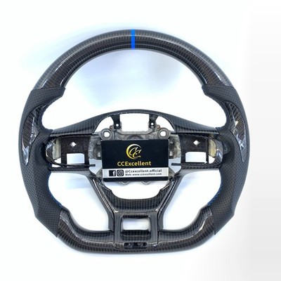 For Hyundai KIA K5 GT LINE Optima 21+ Real Carbon Fiber Leather Steering Wheel