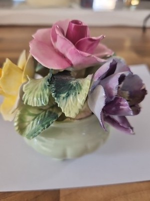 Vintage Radnor Bone China England Blumenkorb Bouquet.