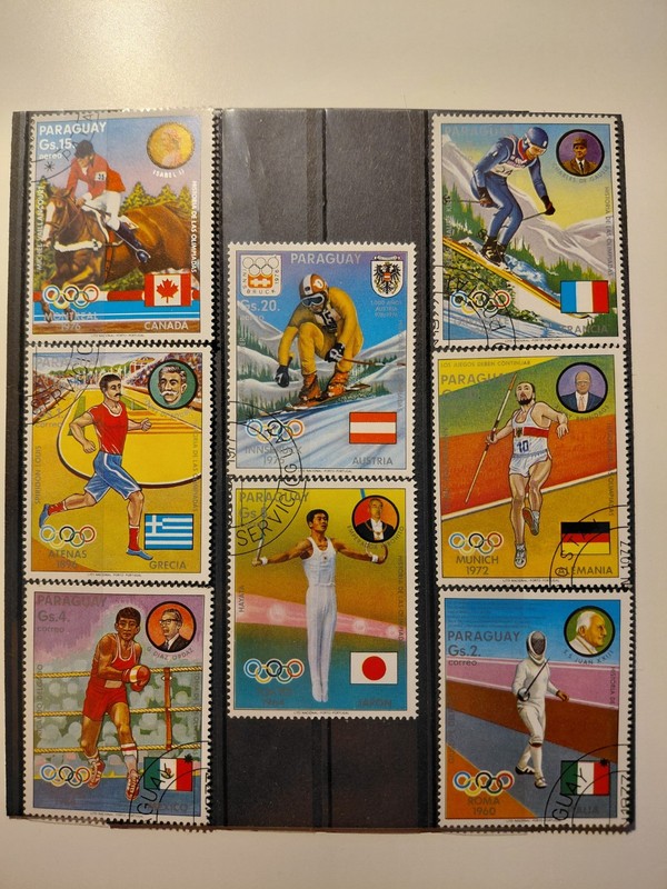 1977 Paraguay Stamps(Olympics,Gold and Silver Medalists),CTO,NH,OG