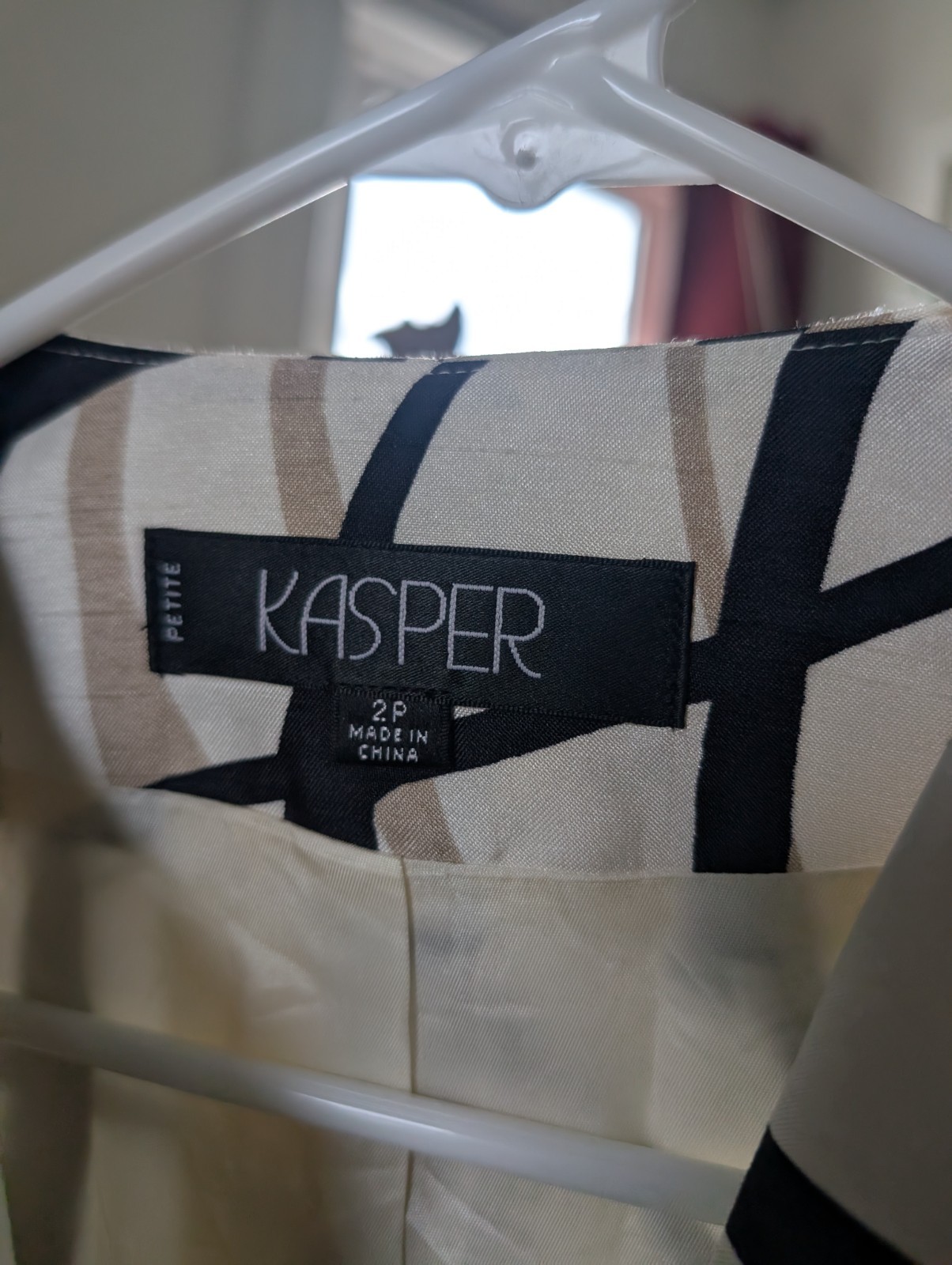 Jasper Black/Beige Patterned Blazer - image 2