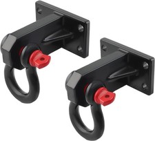 2Pcs Front Tow Hooks Heavy Duty for Dodge Ram 2500/3500 2010-2017 D Ring .......