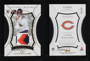 2024 National Treasures Century Materials Gold /49 Caleb Williams Rookie RC