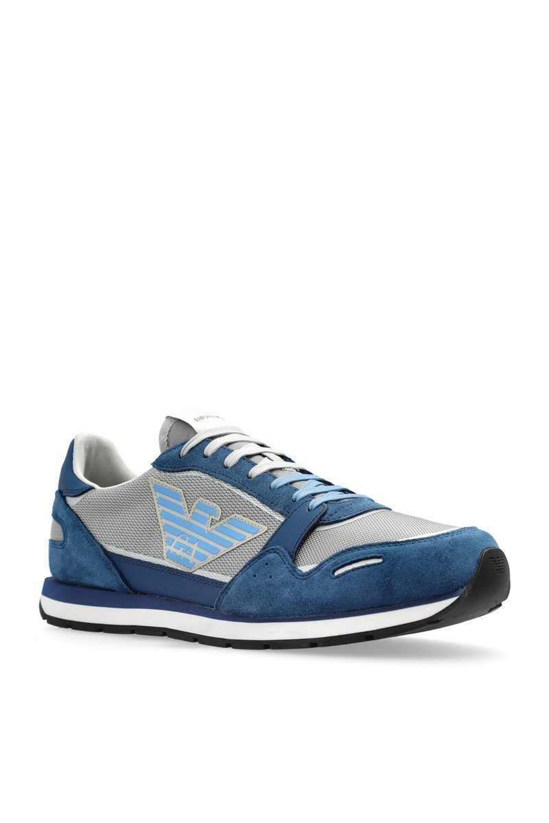 スニーカー EMPORIO ARMANI Men Sneakers Blue X4X633XR325 N151 Shoes Sneakers EMPORIO ARMANI Men Sz.10.5 US X4X537XN730