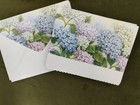 10 Carol Wilson Fine Arts Embossed Floral Blank Note Cards Envelopes Lilacs — photo 2