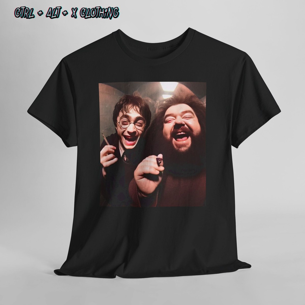 T-shirt Harry Potter ZBOX - Taille XL - Gris - Neuf Avec étiquette - Merchandising Officiel