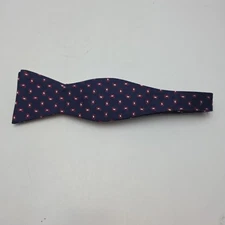 Jos A Bank Navy Paisley Self-Tie Bow Tie – New With Tags