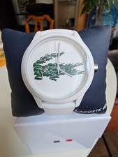lacoste damen armband uhr weiss nur wenig getragen