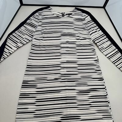 ARMANI EXCHANGE Dress Women's 2 Black&White Wrap 3/4 Length Sleeve | eBay ARMANI EXCHANGE Dress Women's 2 Black&White Wrap 3/4 Length Sleeve | eBay