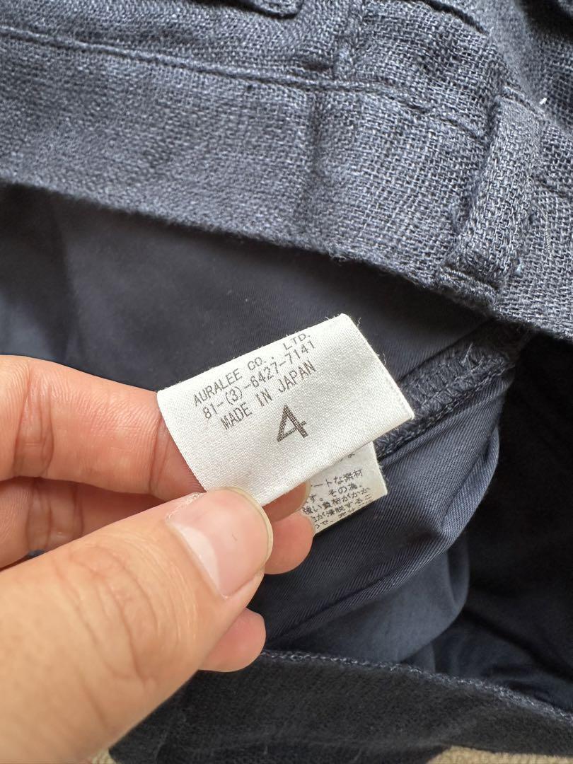 AURALEE Linen Double Face Pants Navy | eBay AURALEE Linen Double Face Pants Navy | eBay