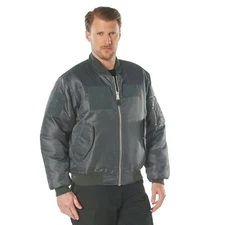 Fits Gun Metal Grey  Jacket Flight MA-1 3XL77252-3XL