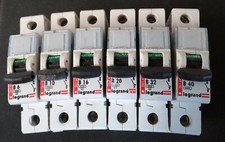 Legrand (Tenby) MCB's 061 prefix 63A, 40A, 32A, 20A, 16A, 10A, 6A All Type B 6k