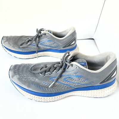 Brooks Glycerin 19 Mens Athletic Comfort Running Shoes Size 11 (1103561D095) Brooks Mens Glycerin 19 1103561D095 Gray Blue Running Shoes  main image 2