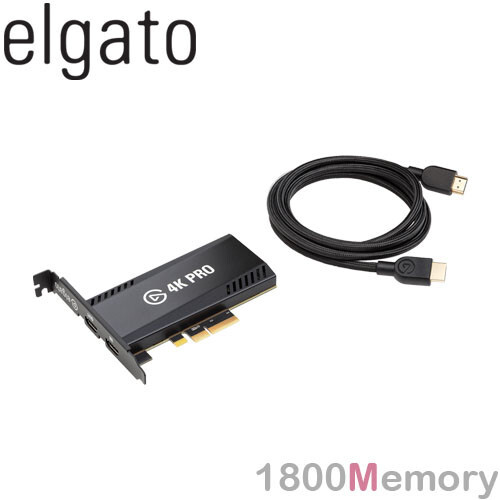 Elgato 4K60 PRO PCIeキャプチャカード Amazon.com: Elgato 4K Pro, Internal Capture Card: 8K60