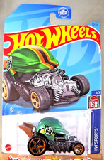 2023 Hot Wheels #90 HW Sports 3/5 HEAD GASKET Green Variant w/Gold 5 Spoke Wheel