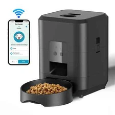 Smart Pet Auto Cat Feeder Dog Slow Food Machine with Timed Quantitative Bowl New