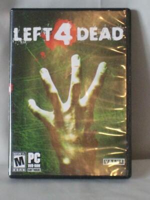 Left 4 Dead PC Windows XP Vista Vista64 Disc Case Quick Reference Card 