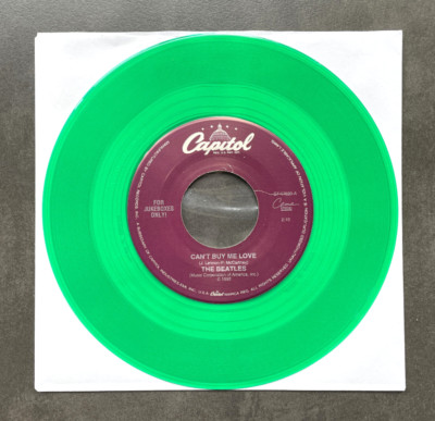 7'' The Beatles - Can't Buy Me Love - US Capitol green vinyl