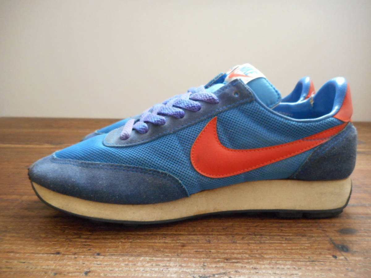 NIKE LDV Original Nylon Running Sneakers Blue x Orange 1982 NIKE LDV Original Nylon Running Sneakers Blue x Orange 1982