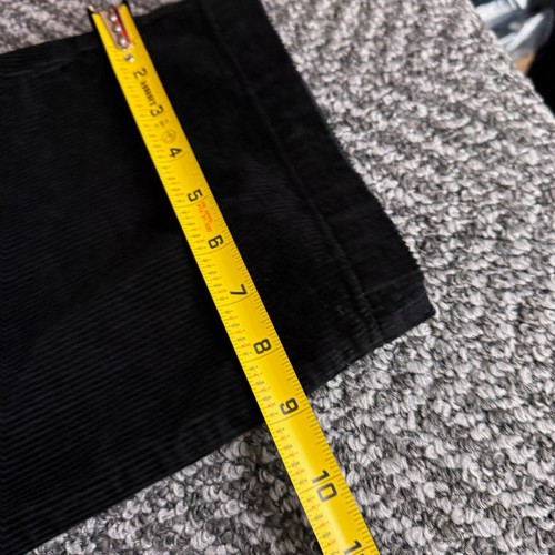 Gap Pants Mens 36x32 (37x29) Black Corduroy Roomy Relaxed Chino 90s Preppy - Picture 11 of 12