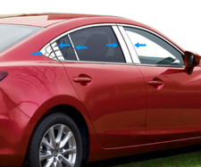 For 2009-2013 Mazda 6 10pc Stainless Steel Chrome Pillar Post Trim