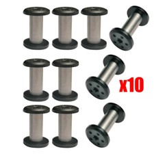 10Pcs Cap Knife Handle Pins Screw Bolt Knife Handle Fastener Rivets Flat Kit USA