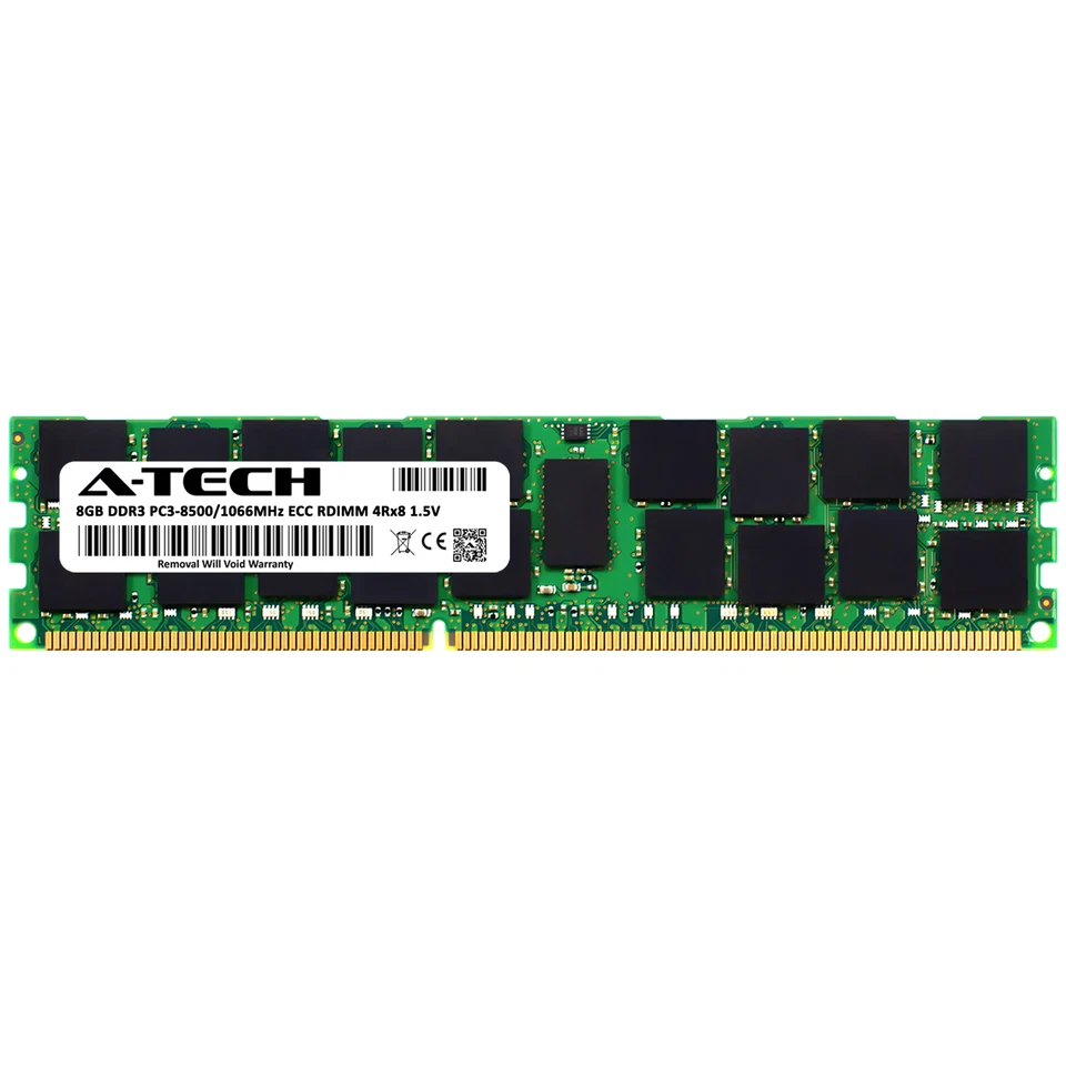 8GB DDR3 1066MHz ECC RDIMM Kingston KTH-PL310Q8/8G Equivalent Server Memory RAM - Image 2 of 4