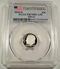2020-S 10c SILVER PCGS PR70DCAM ROOSEVELT DIME .999 FINE PROOF DEEP CAMEO
