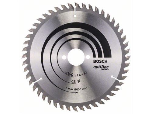 Bosch KreissäGeblatt Optiline Wood 190 X 30 X 2,6 Mm, 48-image