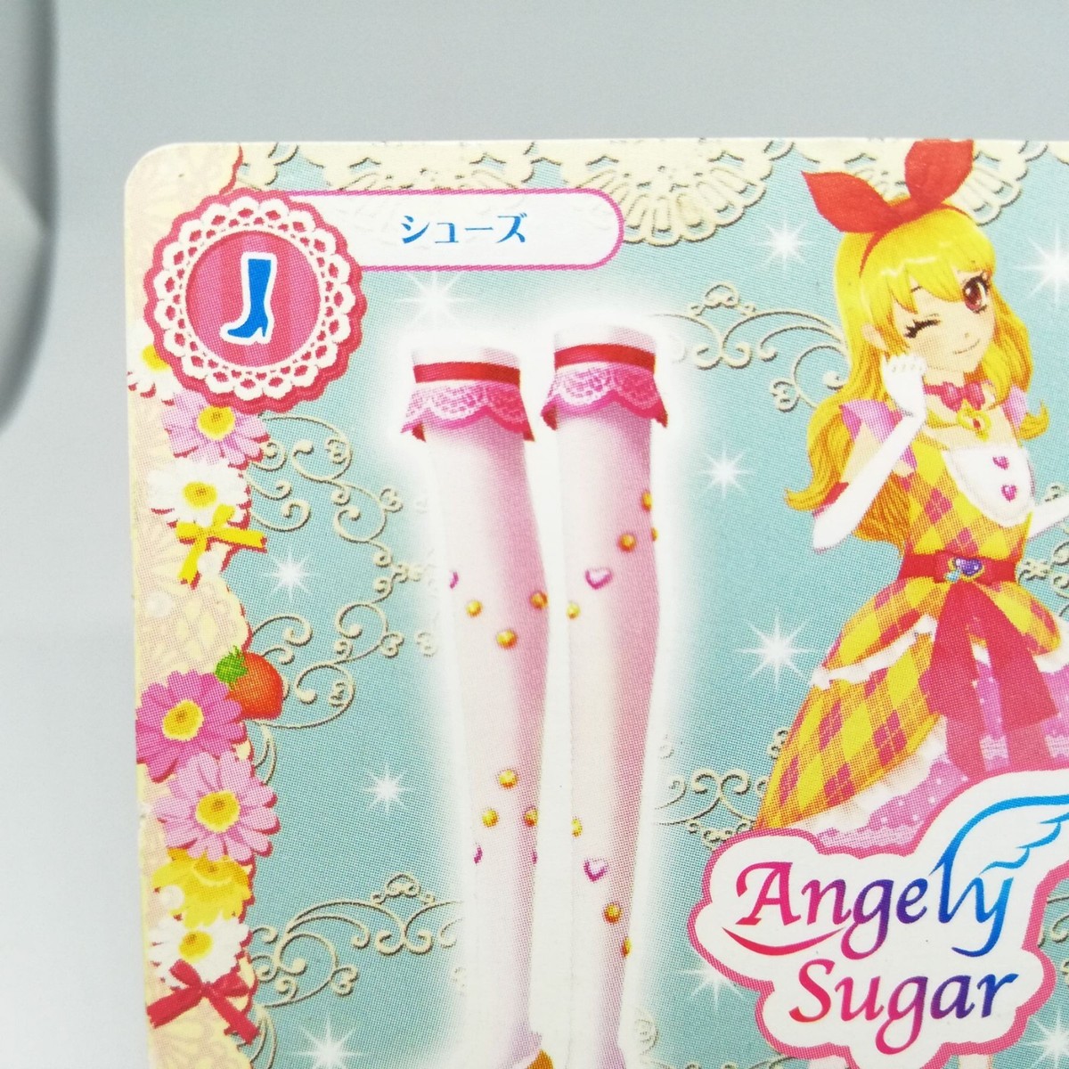 Ichigo Hoshimiya Red Ribbon Sweet Pumps Aikatsu! Card BANDAI JAPAN