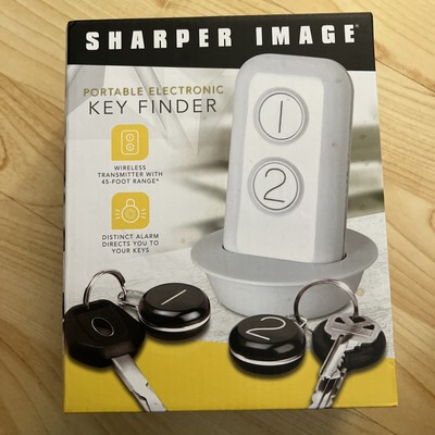 Sharper Image Portable Electronic Key Finder Wireless Transmitter Tracker new