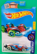 2016 Hot Wheels #51 HW Glow Wheels 6/10 WATTZUP Red-Blue Variant w/Glow Wheels