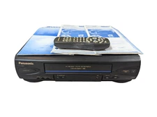 Panasonic Blue Line PV-V4522 VCR Plus VHS Player 4 Head Hi-Fi Stereo w/ Remote