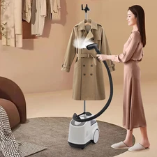 110V Professional Steamer Floor Mount Clothes Steamer Garment Steamer 1500W 3L