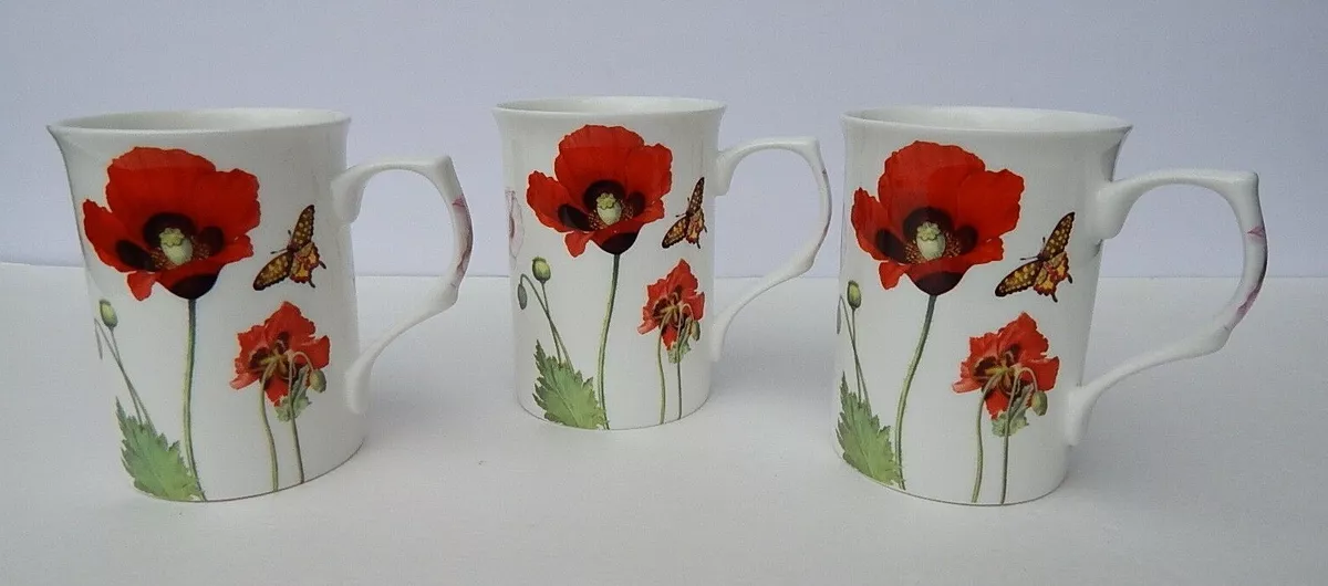 Stechcol bone top china mugs