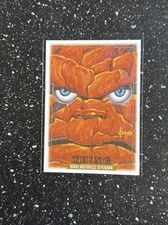 2024 Marvel Masterpieces '92 Platinum Canvas #91 Thing