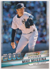 2020 Topps Decade's Best #DB-75 Mike Mussina New York Yankees HOF