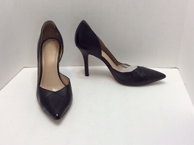 NORDSTROM Signature Black D’Orsay Pointed Toes Stilettos Heels Size 38EU  8US