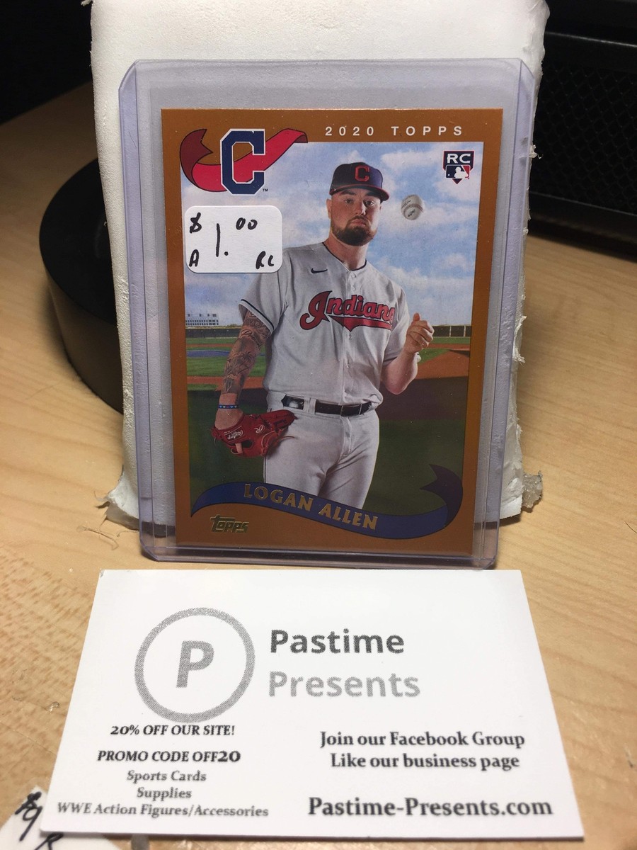 2020 Topps Archives #251 Logan Allen RC Cleveland Indians (A)